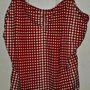 Red Polka Dot Women's Top